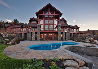 Big Moose Lodge by Natural Element Homes