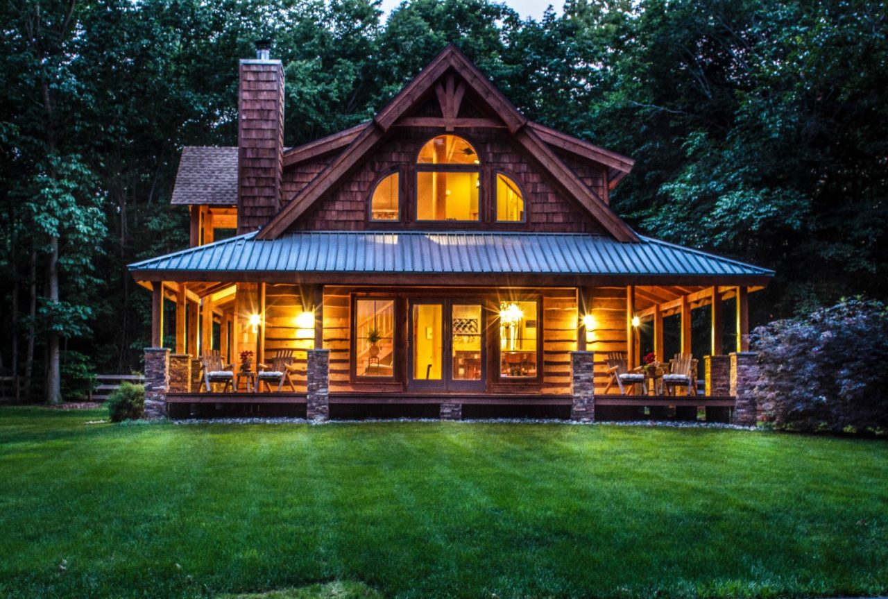 Custom Log Homes Timber Frame Homes – Missouri Home Builder | Natural ...