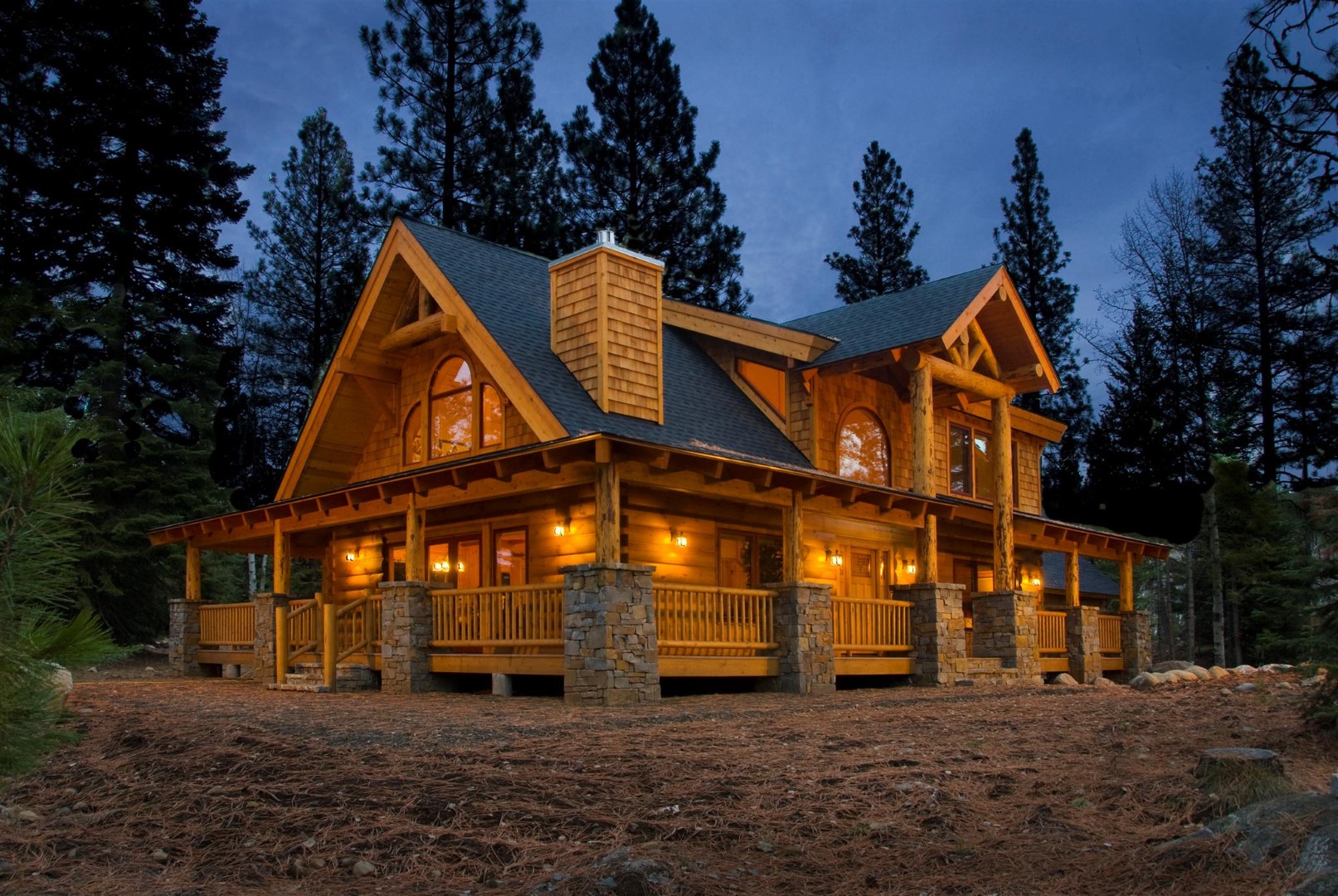Mountain View Lodge by Natural Element Homes