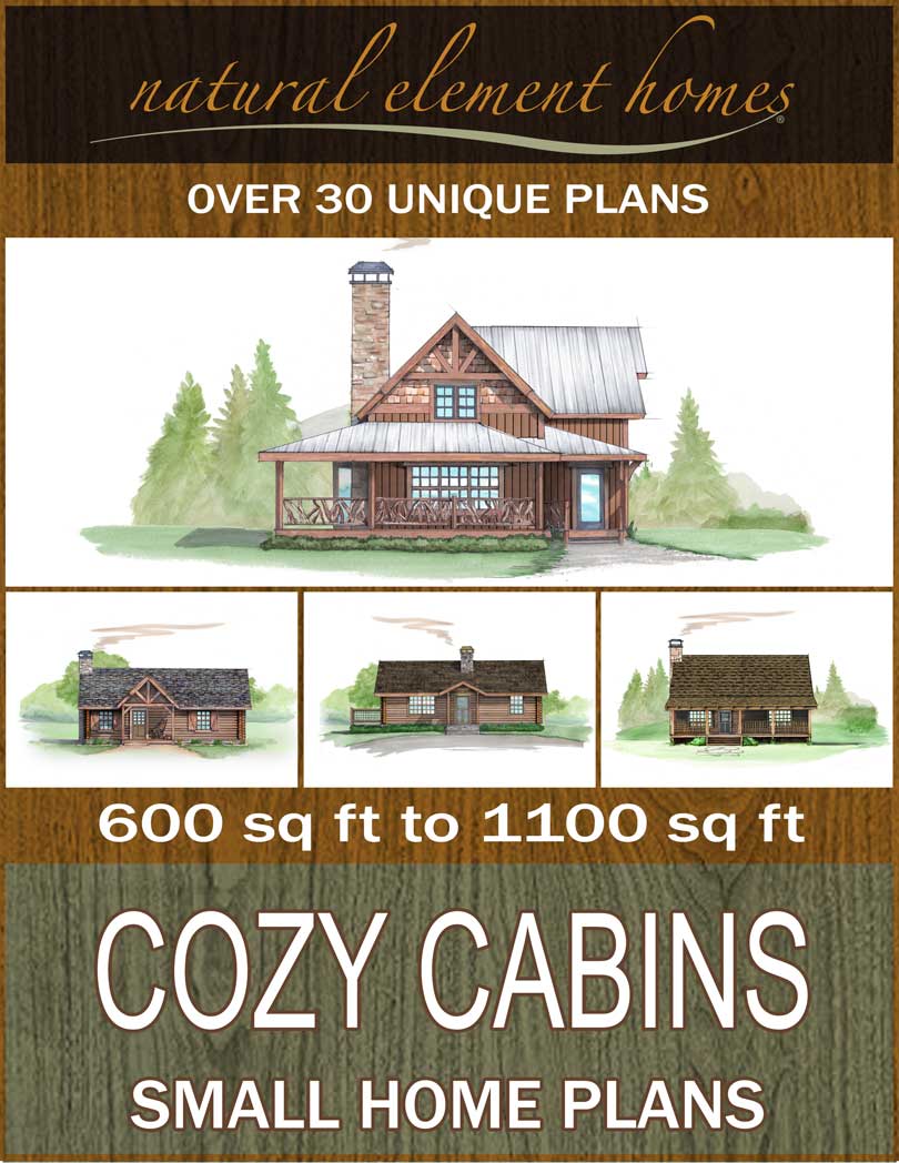 Comfy Cabins Free Home Plan Book from Natural Element Homes