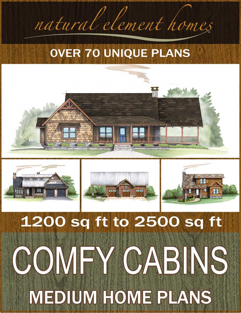 Comfy Cabins Free Home Plan Book from Natural Element Homes