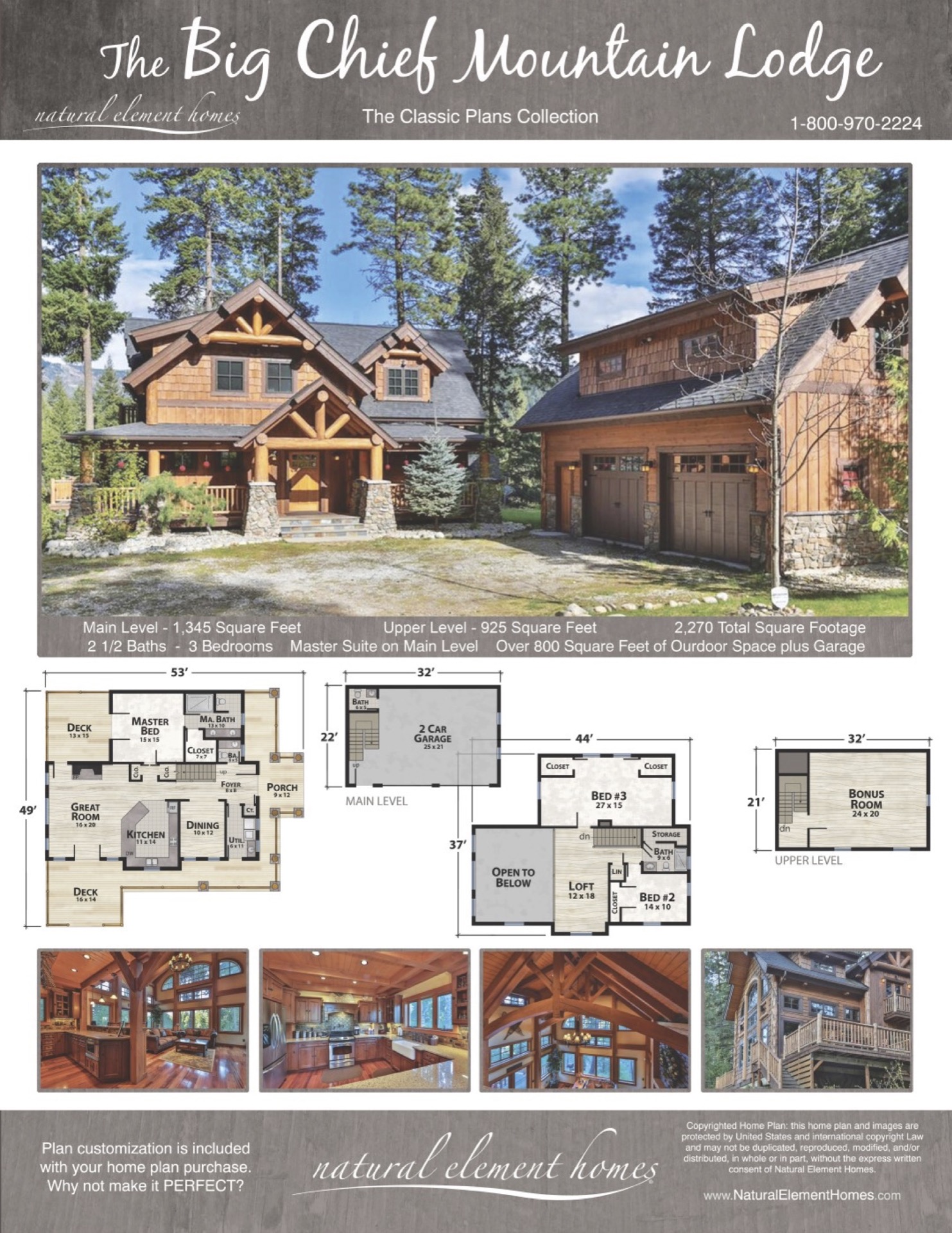 Big Chief Mountain Lodge by Natural Element Homes Big Chief Mountain Lodge by Natural Element Homes