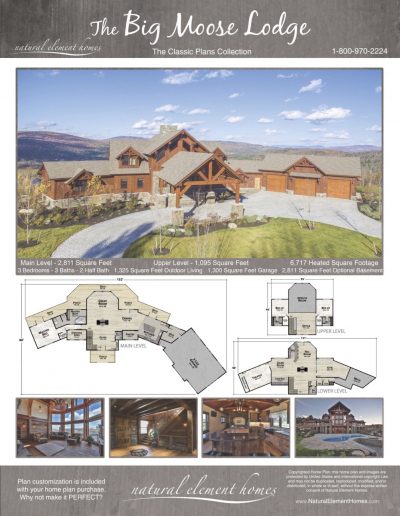 Big Moose Lodge by Natural Element Homes