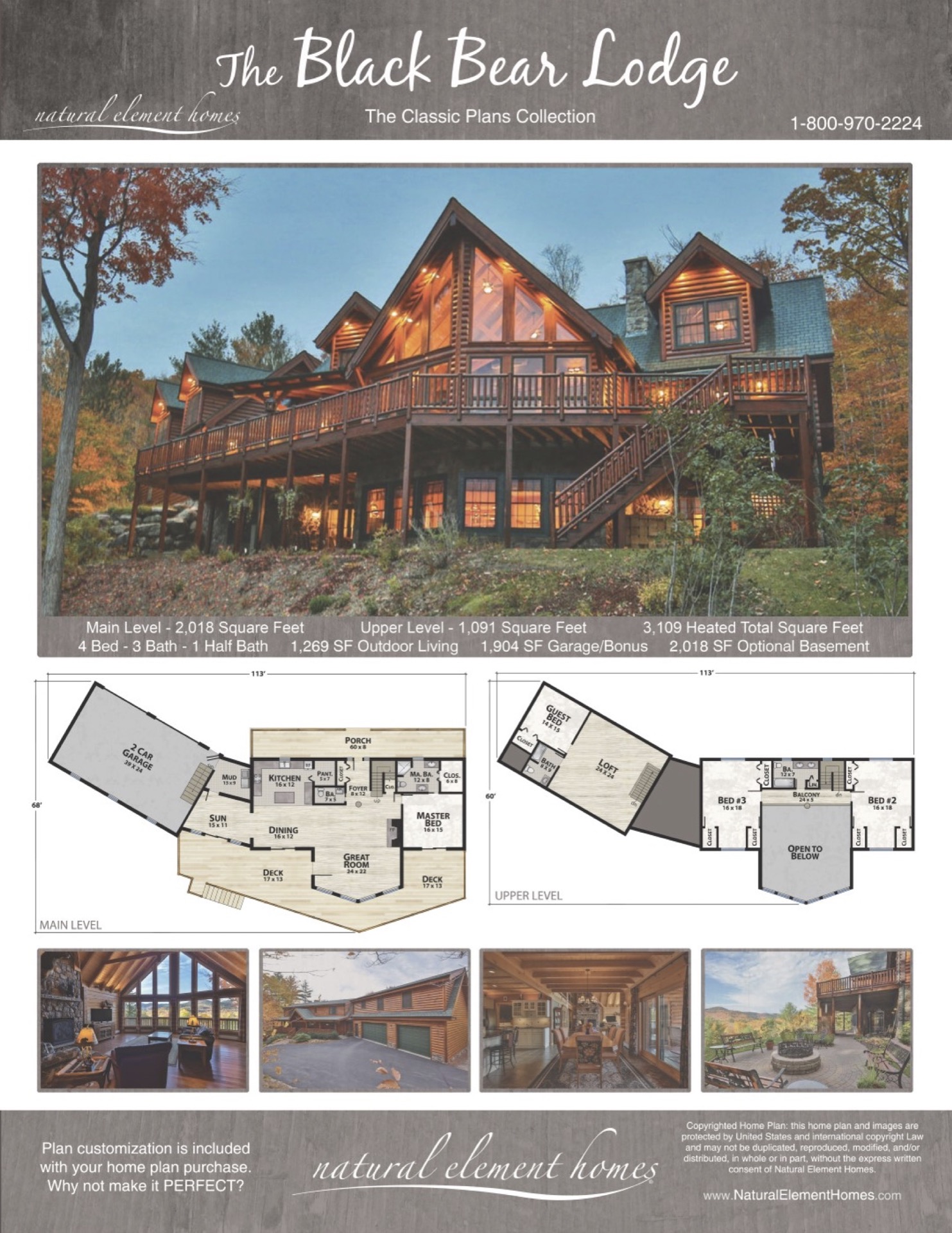 Black Bear Lodge by Natural Element Homes Black Bear Lodge by Natural Element Homes