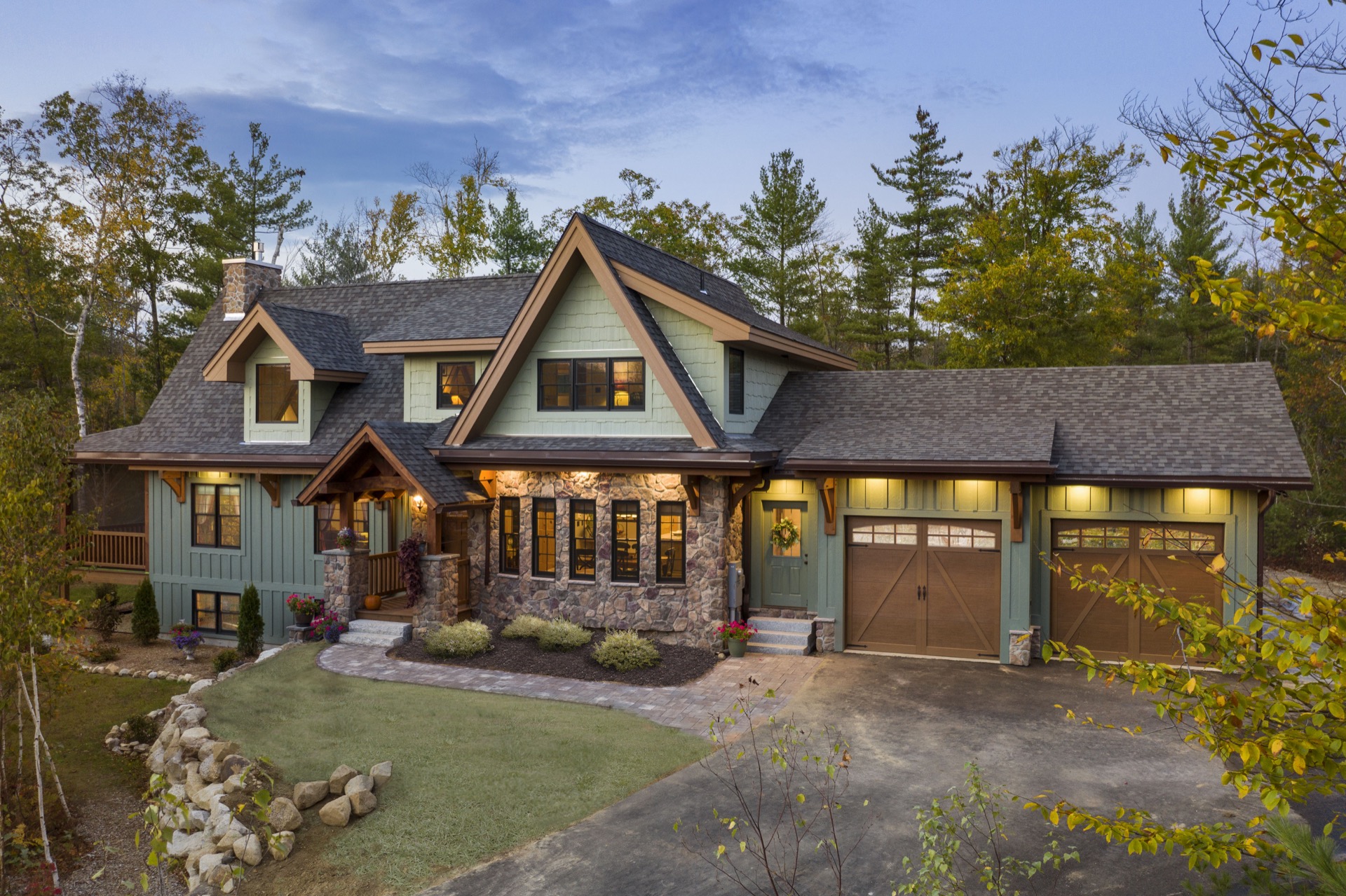 Hidden Harbor Cottage by Natural Element Homes