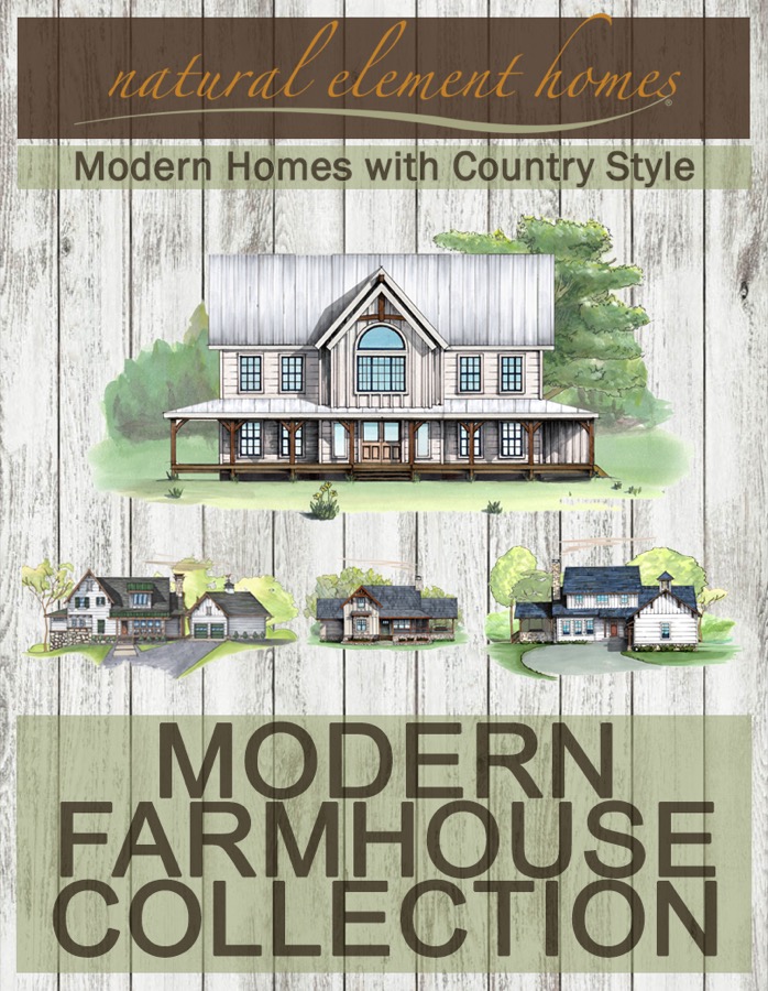 Modern Farmhouse Home Plan Book from Natural Element Homes