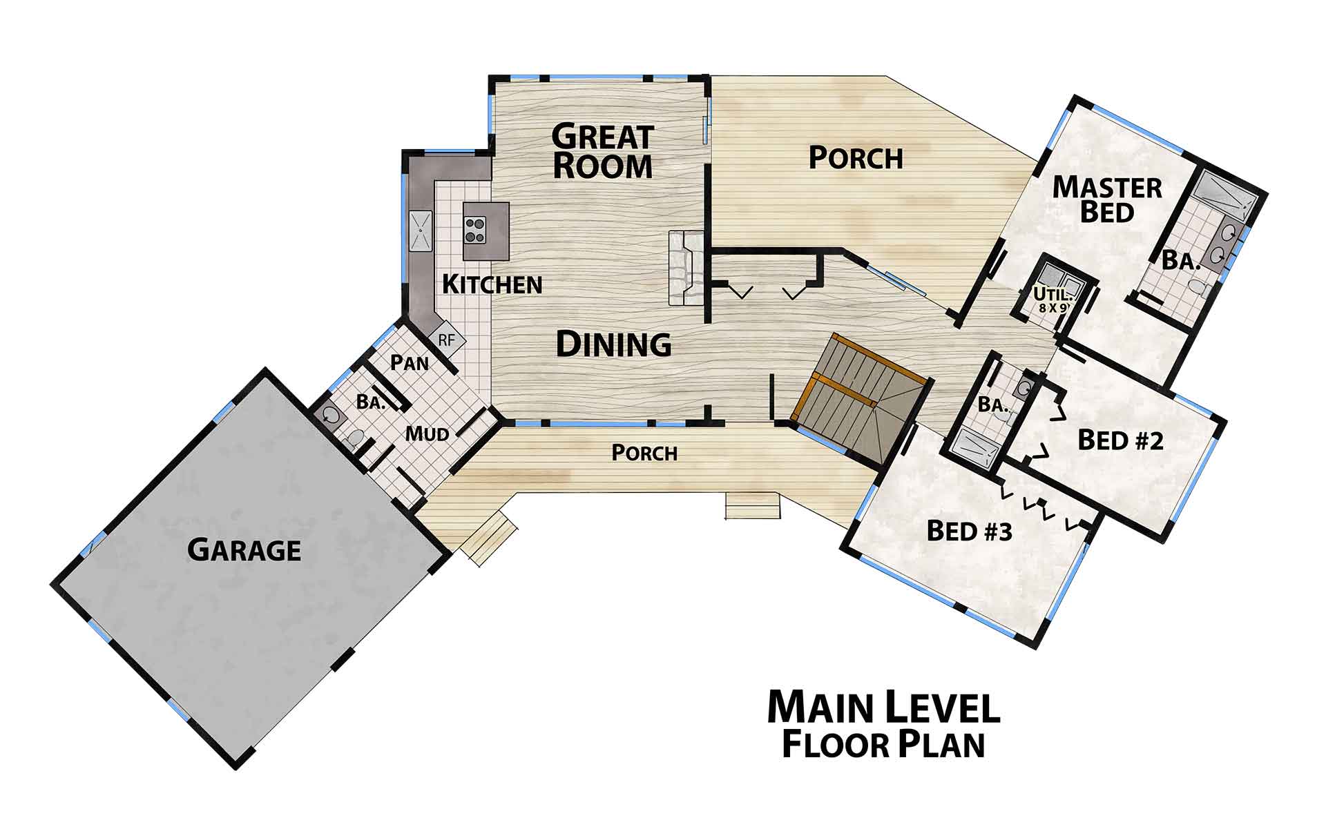 Cotton Ranch Main Floor Plan