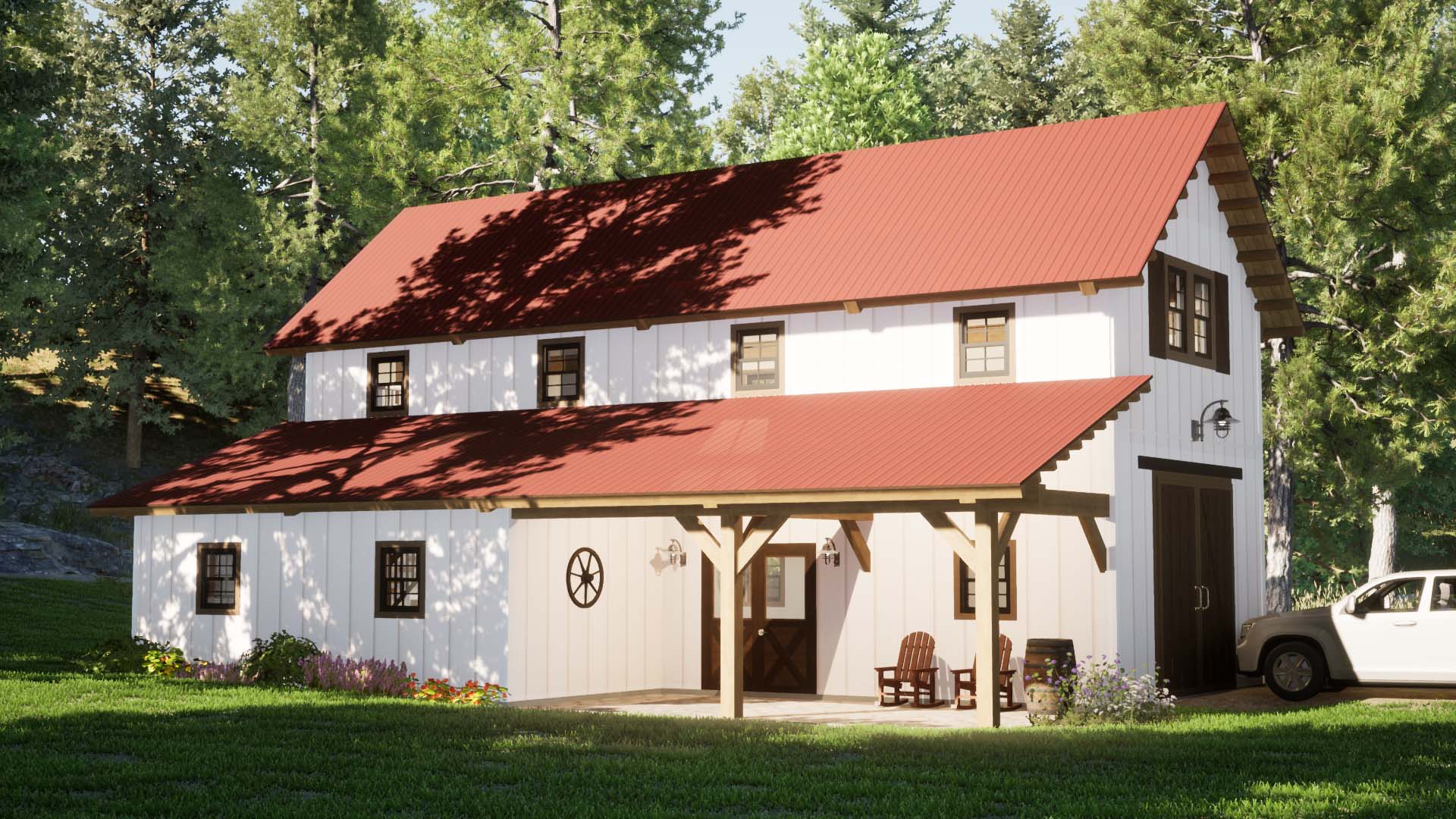 Coffee Mill Barn by Natural Element Homes