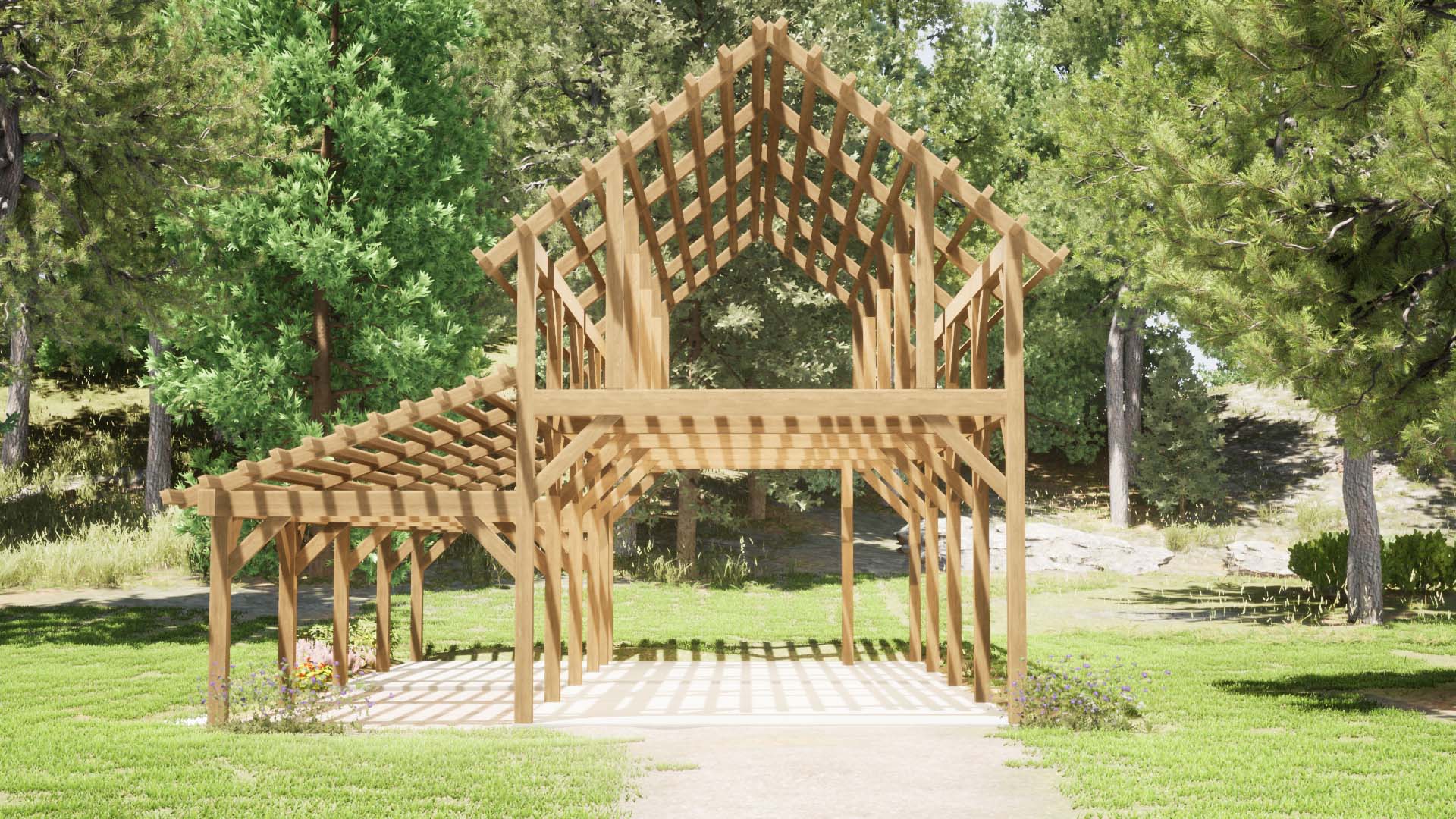 Coffee Mill Barn Timber Frame