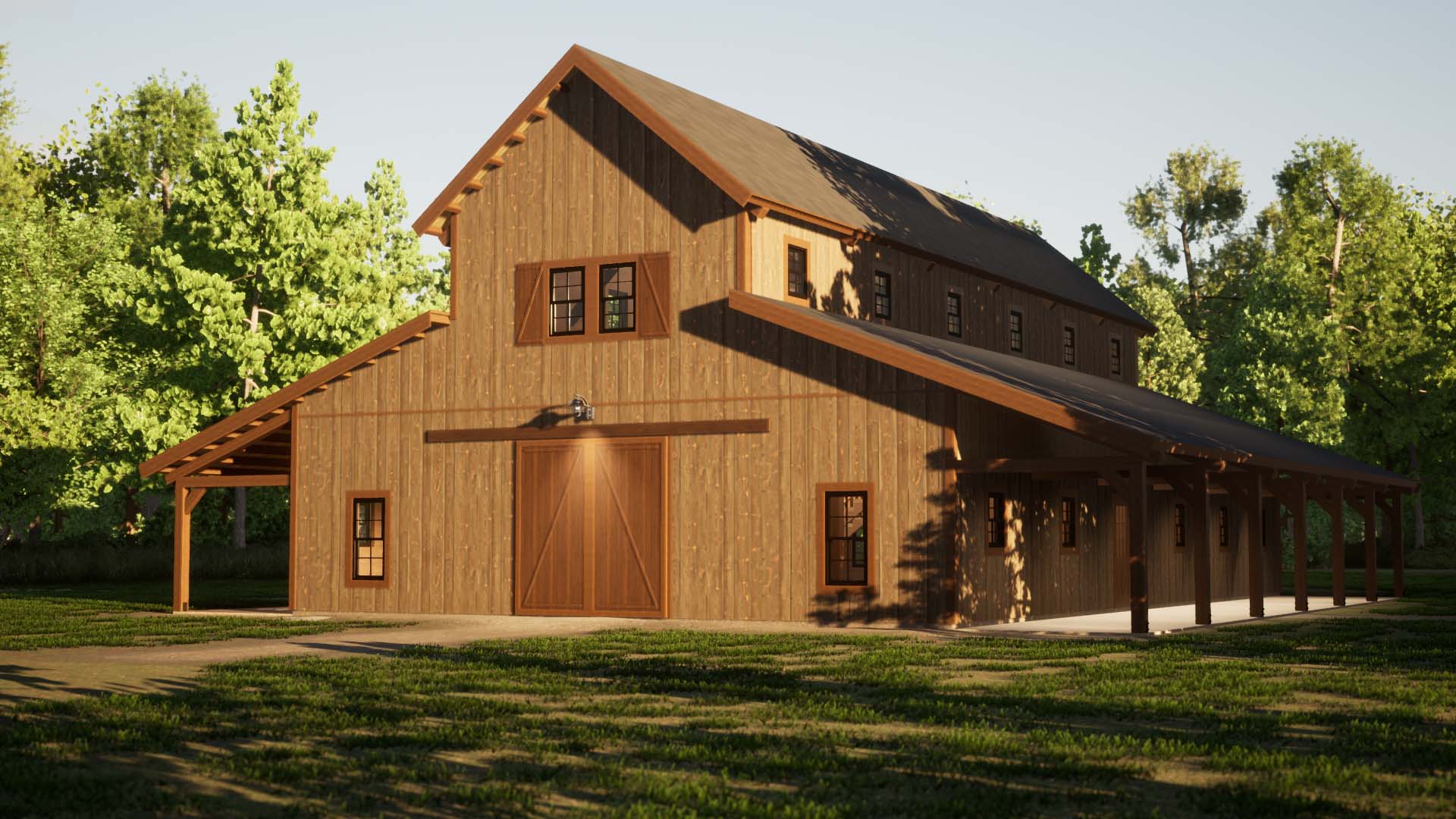 Old Stage Road Barn by Natural Element Homes
