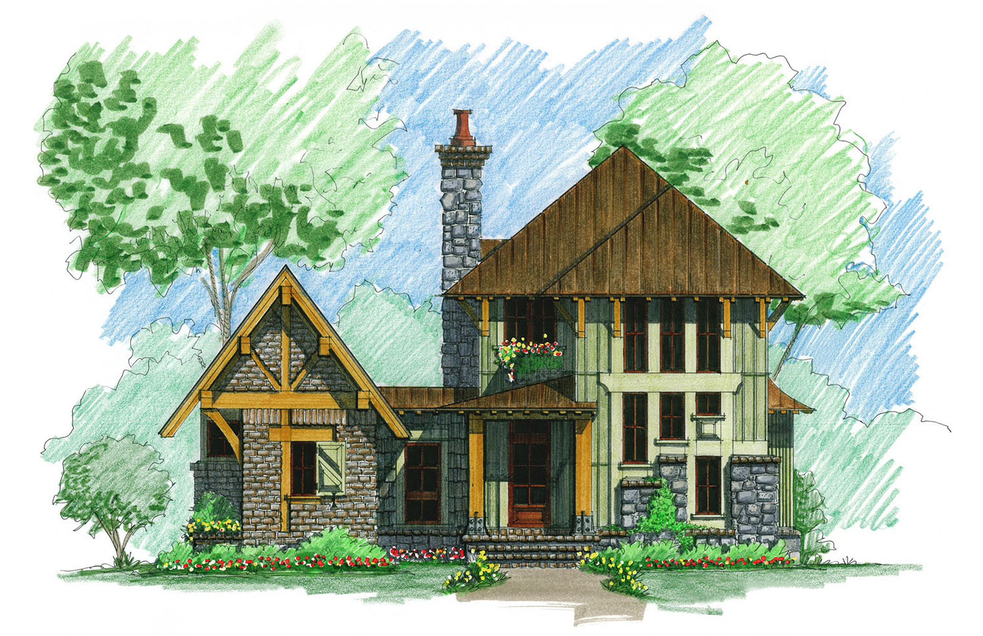 Cozy Mountain by Natural Element Homes