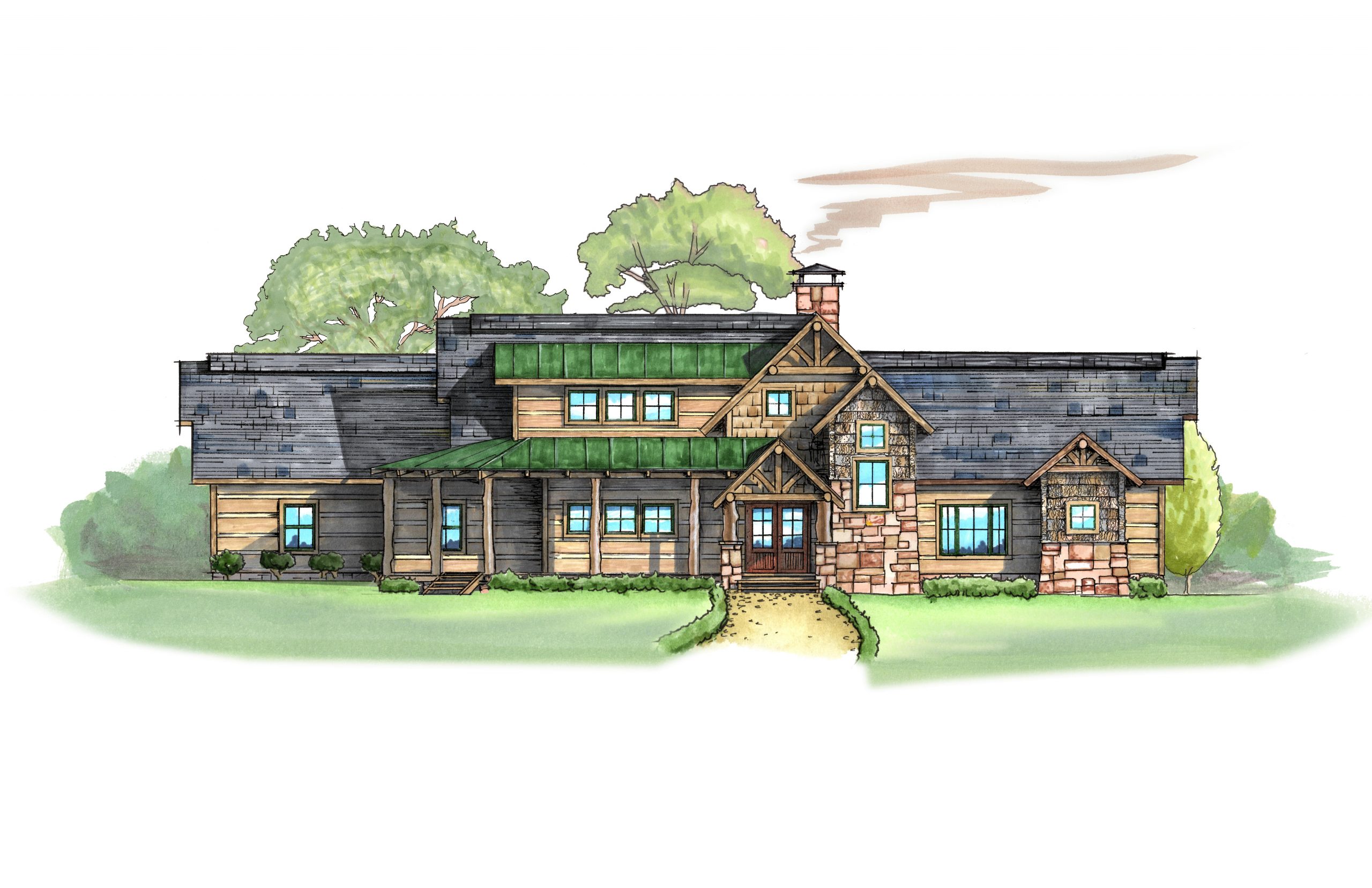 Boulder Mountain Lodge by Natural Element Homes