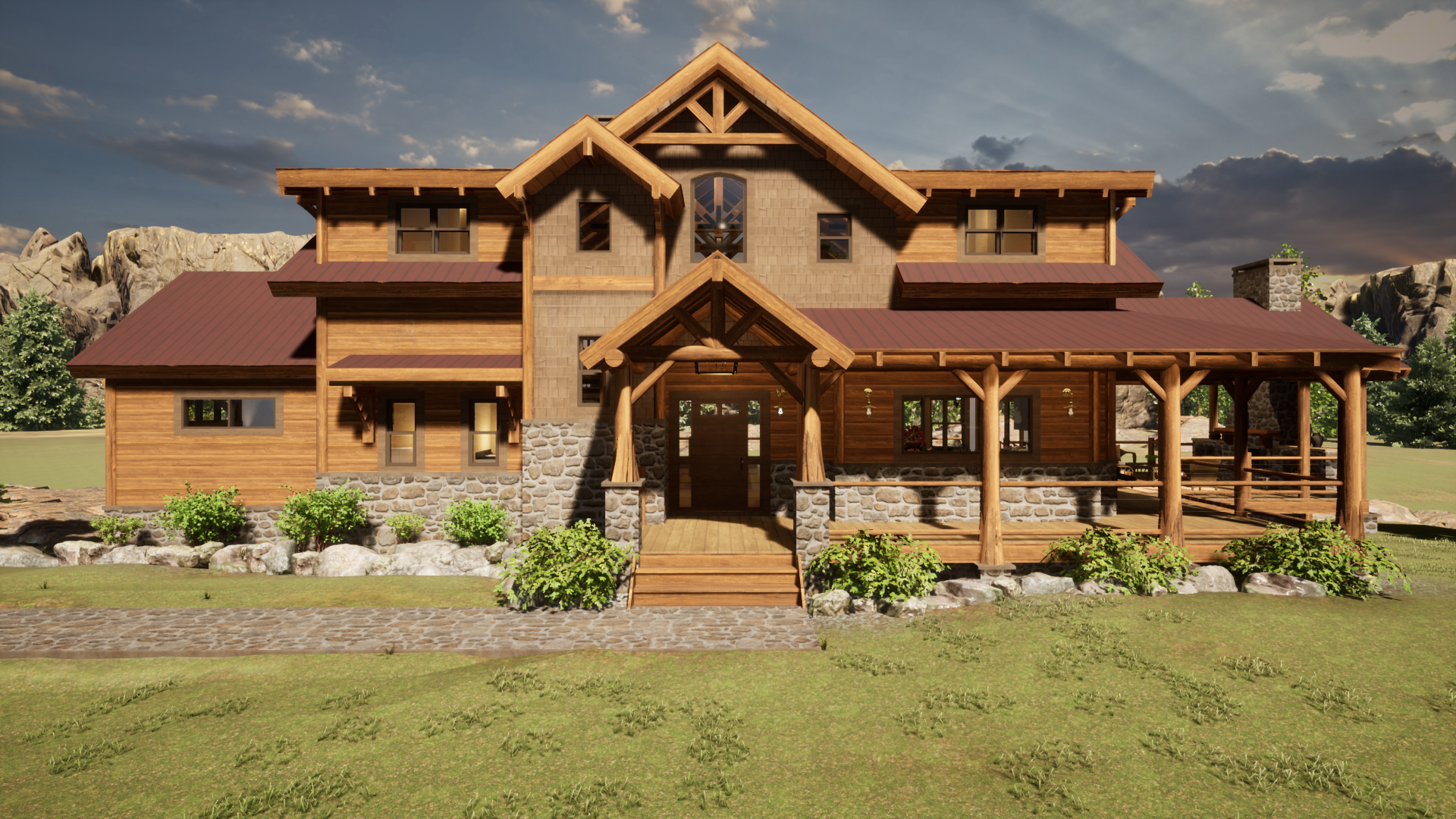 Magnolia Lodge by Natural Element Homes