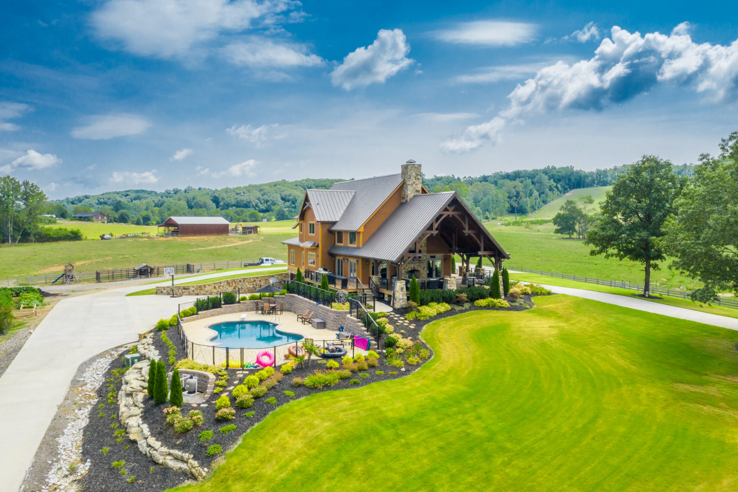 Frost Valley Lodge by Natural Element Homes