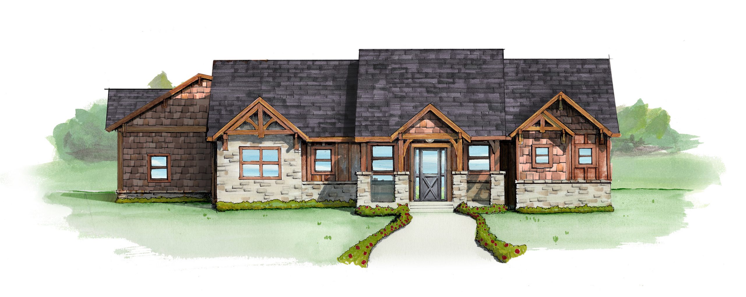 Lantern Light Lodge B by Natural Element Homes
