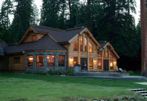 Natural Element Log Home
